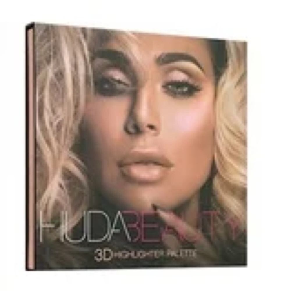 New Brand Box Huda Beauty 3D Highlighter Palette - Pink Sands Edition